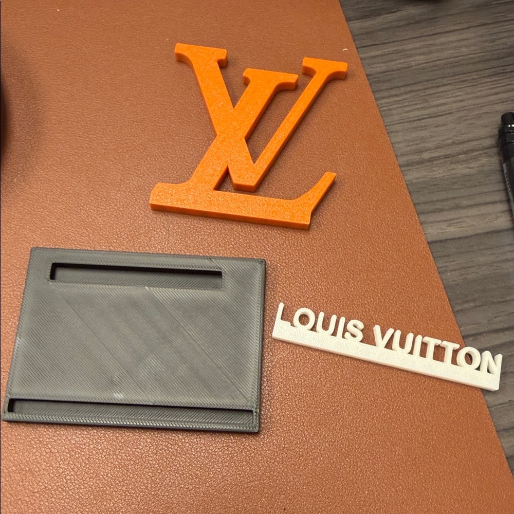 Louis Vuitton Orange and Black Logo Decor - Picture 2 of 2